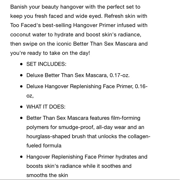 Too Faced Hangover Mascara/Face Primer - Picture 12 of 12